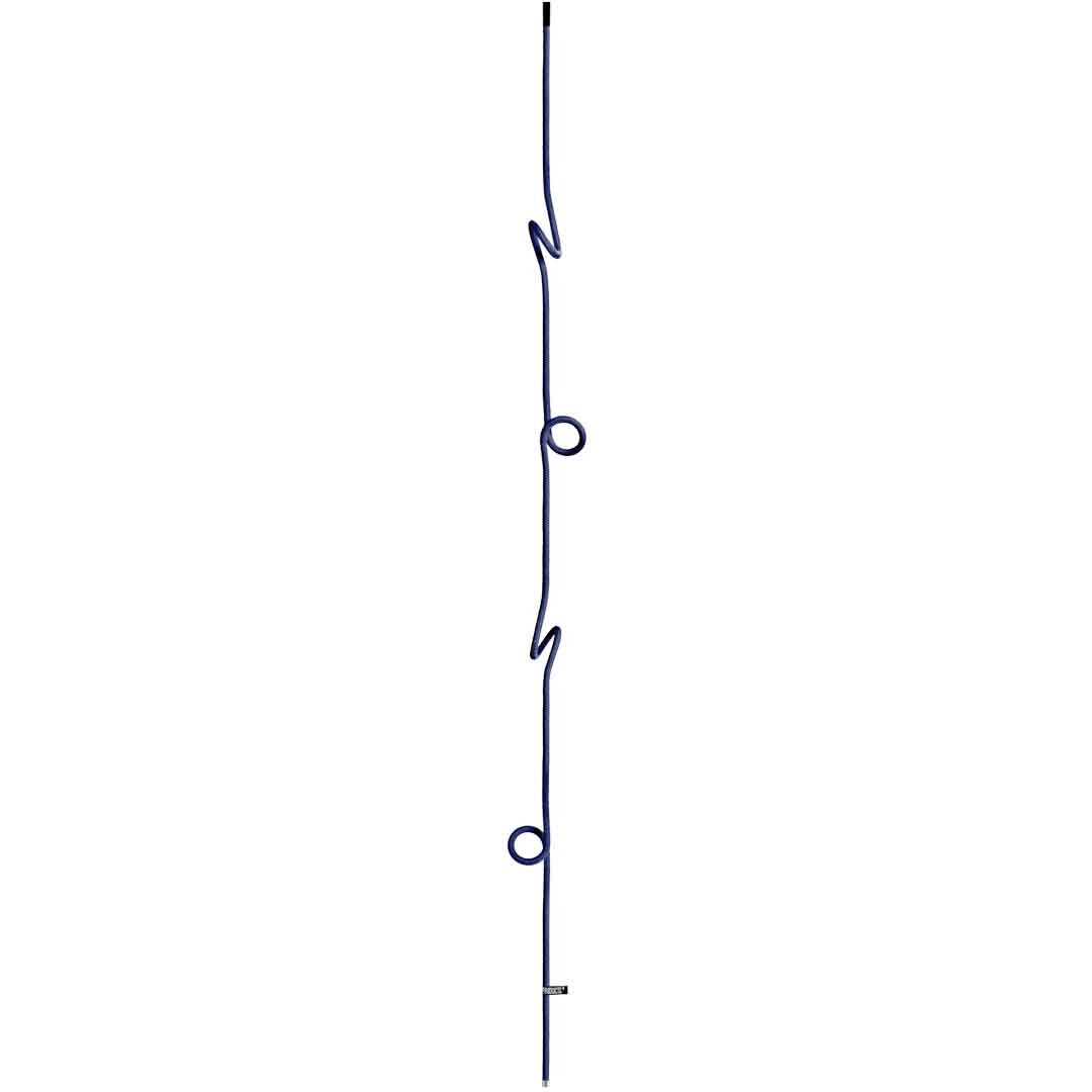hängende Seil Garderobe in Blau